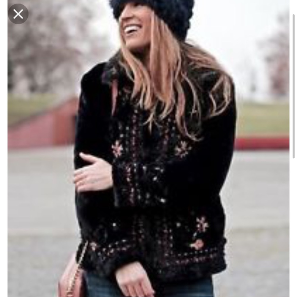 Zara Faux Fur Coat